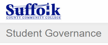Suffolk Community College Student Governance banner